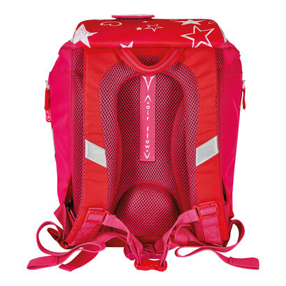 herlitz-softlight-plus-starsstrips-juego-de-mochila-escolar-chica-poliester-rosa-rojo