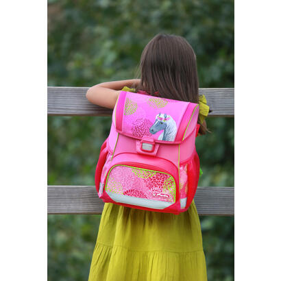 herlitz-loop-plus-bloomy-horse-juego-de-mochila-escolar-chica-poliester-rosa-amarillo