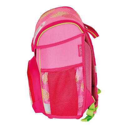 herlitz-loop-plus-bloomy-horse-juego-de-mochila-escolar-chica-poliester-rosa-amarillo