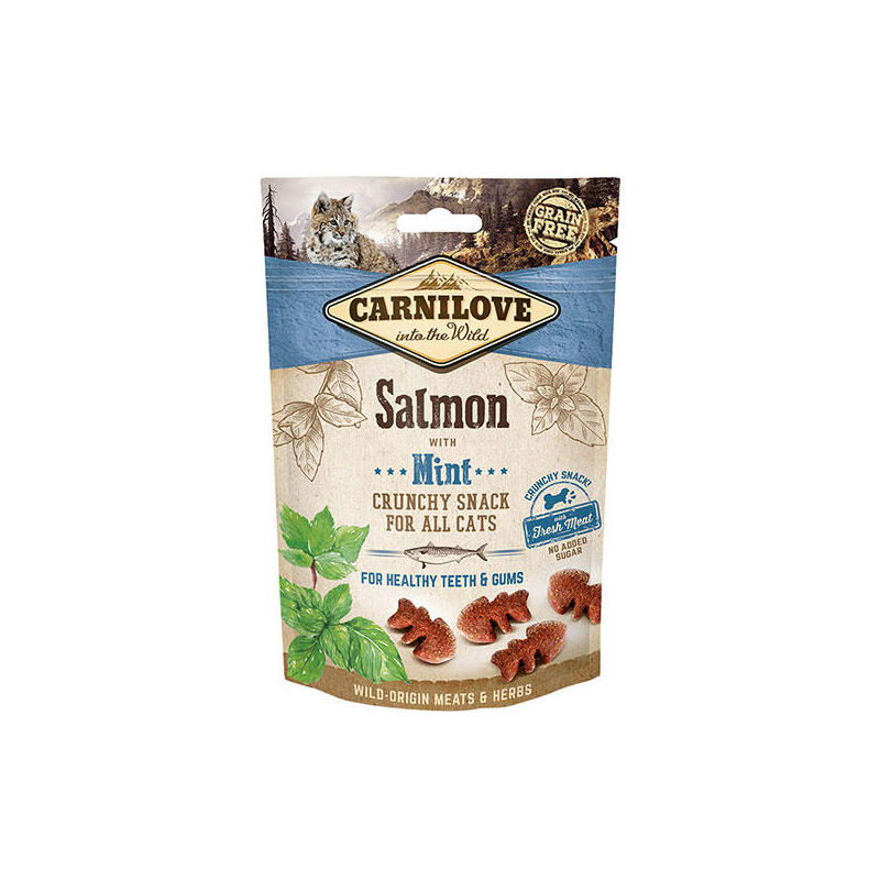 carnilove-snack-crujiente-salmon-menta-para-gatos-50-g