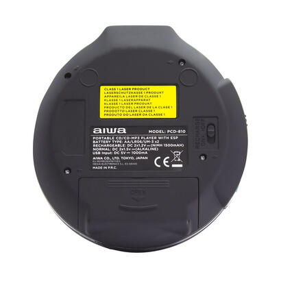 cd-portatil-aiwa-pcd-810rd-x-hyperbass-system-lector-cdcdrmp3-bateria-recargable-por-usb-color-negro
