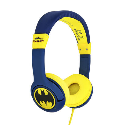 auriculares-infantiles-otl-batman-bat-signal-jack-35-azul-amarillo