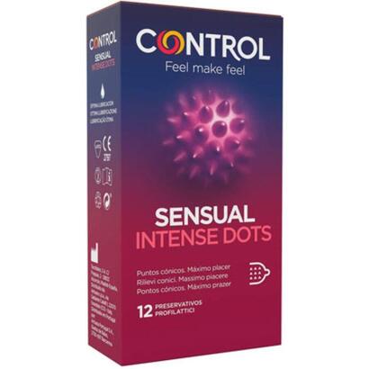 control-spike-preservativos-con-puntos-conicos-12-unidades