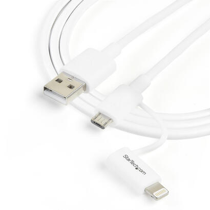 startech-cable-1m-lightning-o-micro-usb-blanco