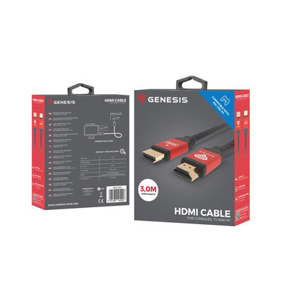 genesis-cable-hdmi-hdmi-v14-high-speed-ps3ps4-3m-4k-premium