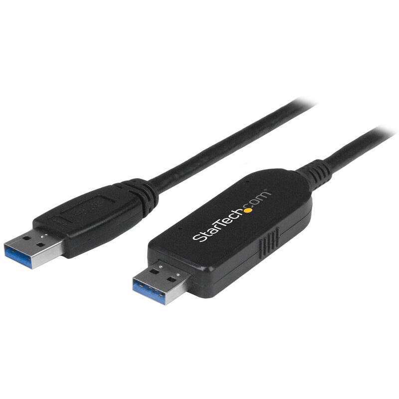 startechcom-usb-30-data-transfer-cable-for-windows-mac-2m-6ft-adaptador-de-conexion-directa-usb-30-usb-30-negro