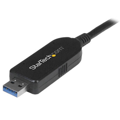 startechcom-usb-30-data-transfer-cable-for-windows-mac-2m-6ft-adaptador-de-conexion-directa-usb-30-usb-30-negro