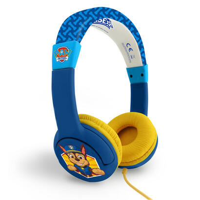 otl-technologies-paw-patrol-chase-blue-kids-auriculares-alambrico-diadema-juego-azul-amarillo