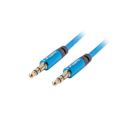cable-estareo-lanberg-ca-mjmj-10cu-0030-bl-conectores-jack-35mm-machomacho-chapados-en-oro-cable-tejido-trenzado-3-metros-azul