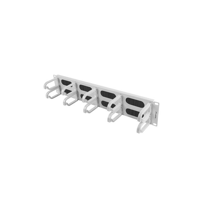 lanberg-panel-de-escobilla-para-gestion-de-cables-19-10-anillos-tipo-b-2u-gris