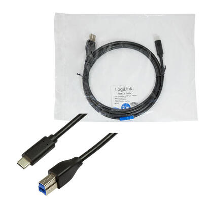 logilink-usb-32-gen1x1-cable-usb-c-male-to-usb-b-male-2m