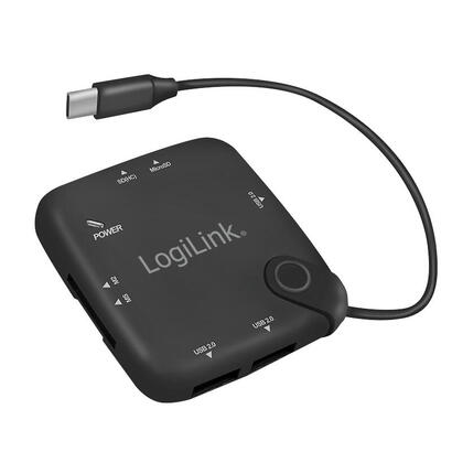 logilink-ua0344-hub-de-interfaz-usb-20-type-c-negro