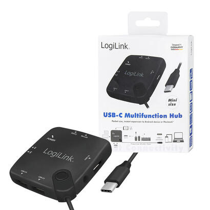 logilink-ua0344-hub-de-interfaz-usb-20-type-c-negro