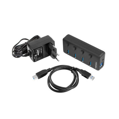 natec-hub-usb-30-mantis2-4-ports-onoff-with-ac-adapter-black