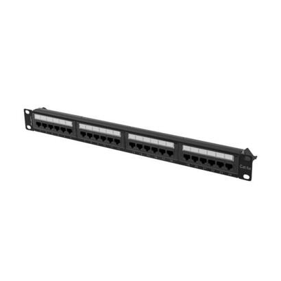 lanberg-ppua-1024-b-patch-panel-24-puertos-1u-cat6a-utp-negro