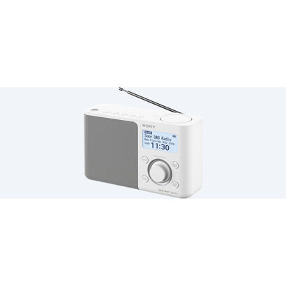 sony-xdr-s61d-blanco-radio-dabdab-portatil-con-pantalla-lcd-presintonias-directas-temporizador-de-apagado-y-despertador