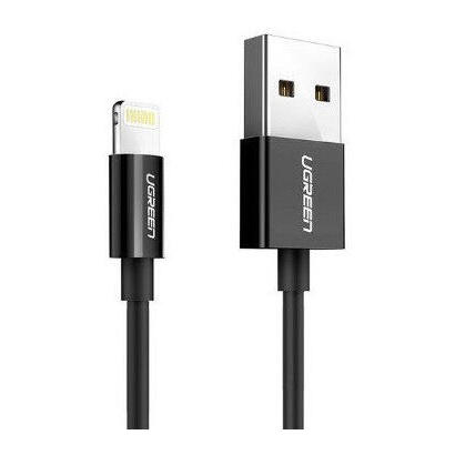 cable-2x1-ugreen-lightning-a-usb-a-20-1m-negro