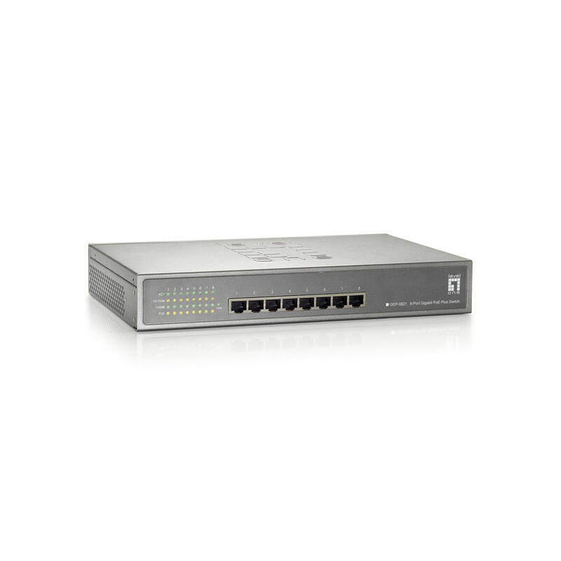 switch-level-one-gep-0821-no-gestion-8p-poe-101001000-poe-plus-1232w