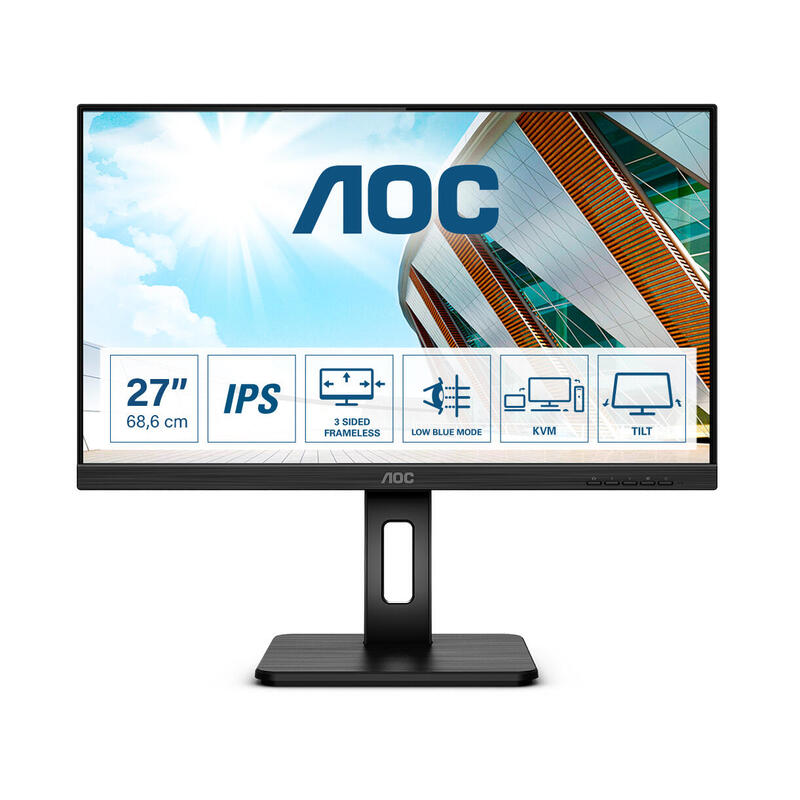monitor-aoc-27-27p2c-1920x1080-ips-flat-ha-150-mm-pivot-usb-c-display-4ms-gtg-75-hz-adaptive-sync-3-side-frameless-usb-hub-speak