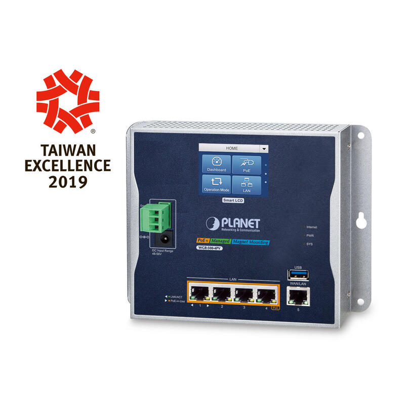 planet-ip30-industrial-wall-mount-router-gigabit-ethernet-azul-gris planet-ip30-industrial-wall-mount-router-gigabit-ethernet-azul-gris