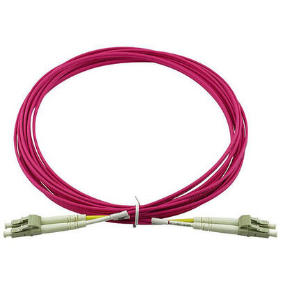 blueoptics-sfp3131fu05mk-cable-de-fibra-optica-05-m-lc-om4-magenta