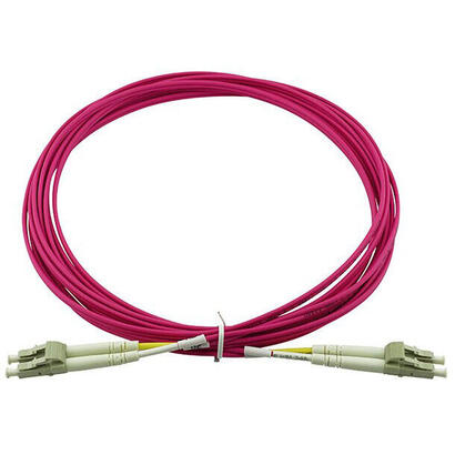 blueoptics-sfp3131fu1mk-cable-de-fibra-optica-1-m-lc-om4-magenta