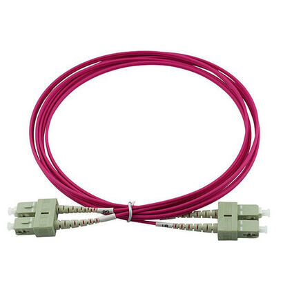 blueoptics-sfp3232fu1mk-cable-de-fibra-optica-1-m-sc-om4-magenta
