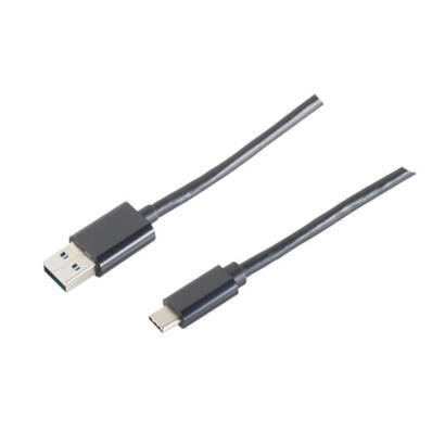 s-conn-14-10005-cable-usb-1-m-usb-20-usb-a-usb-c-negro