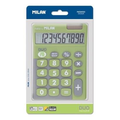 milan-calculadora-duo-10-digitos-dual-blister-verde