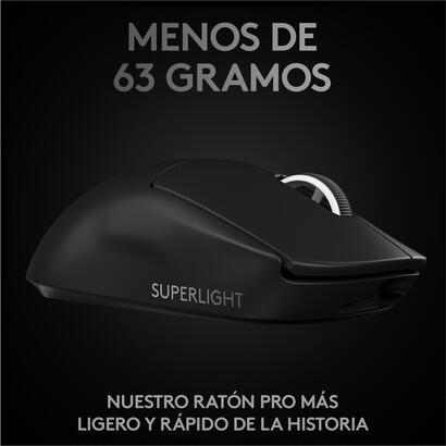 raton-gaming-inalambrico-logitech-pro-x-superlight-bateria-recargable-hasta-25600-dpi-negro