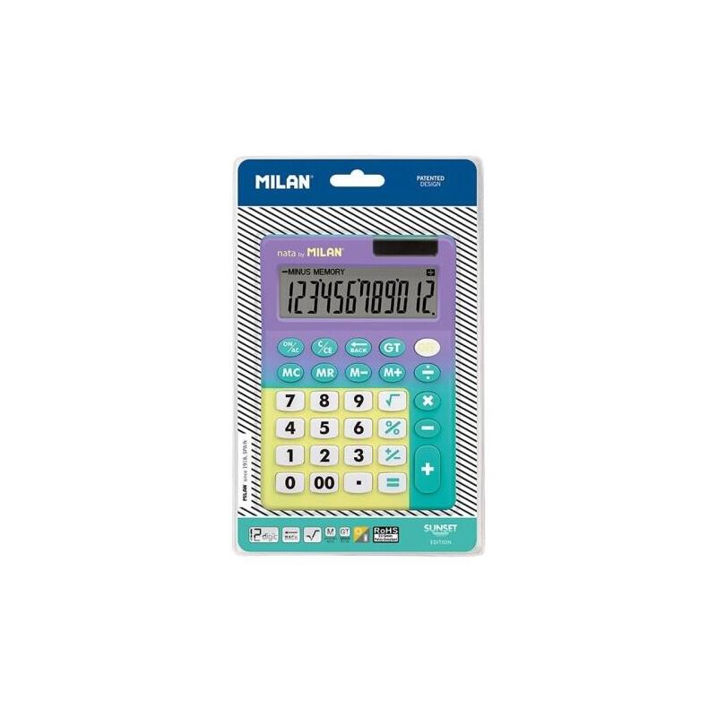 milan-calculadora-sunset-lila-12-digitos