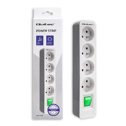 regleta-qoltec-50288-power-strip-4-sockets-18m-white-grey