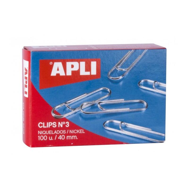 apli-pack-de-100-clips-niquelados-n3-40-mm