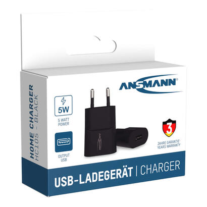 cargador-de-pared-ansmann-hc105-1xusb-1000ma-negro