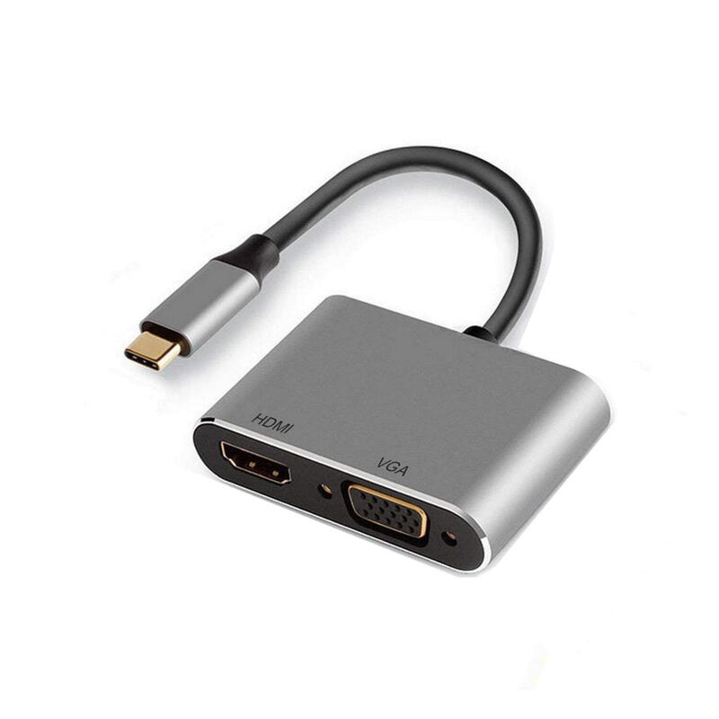 adaptador-ewent-usb-tipo-c-a-hdmi-4k-y-vga-15cm-macho-hembra