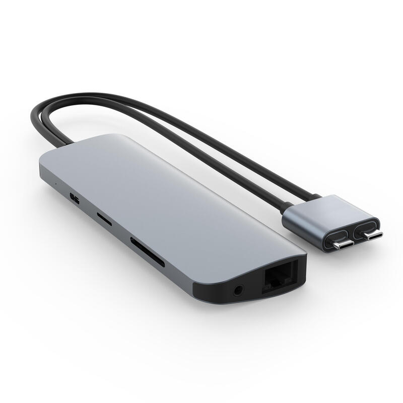 hub-hyperdrive-viper-10-en-2-usb-c-gris