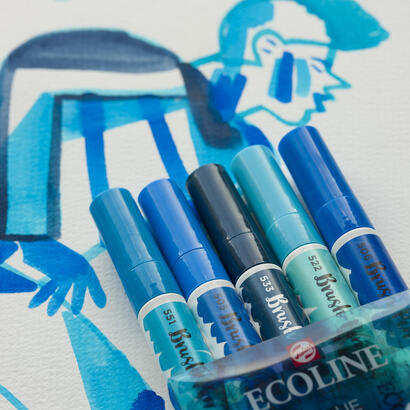 talens-ecoline-rotuladores-brush-pen-punta-pincel-estuche-de-5-azul