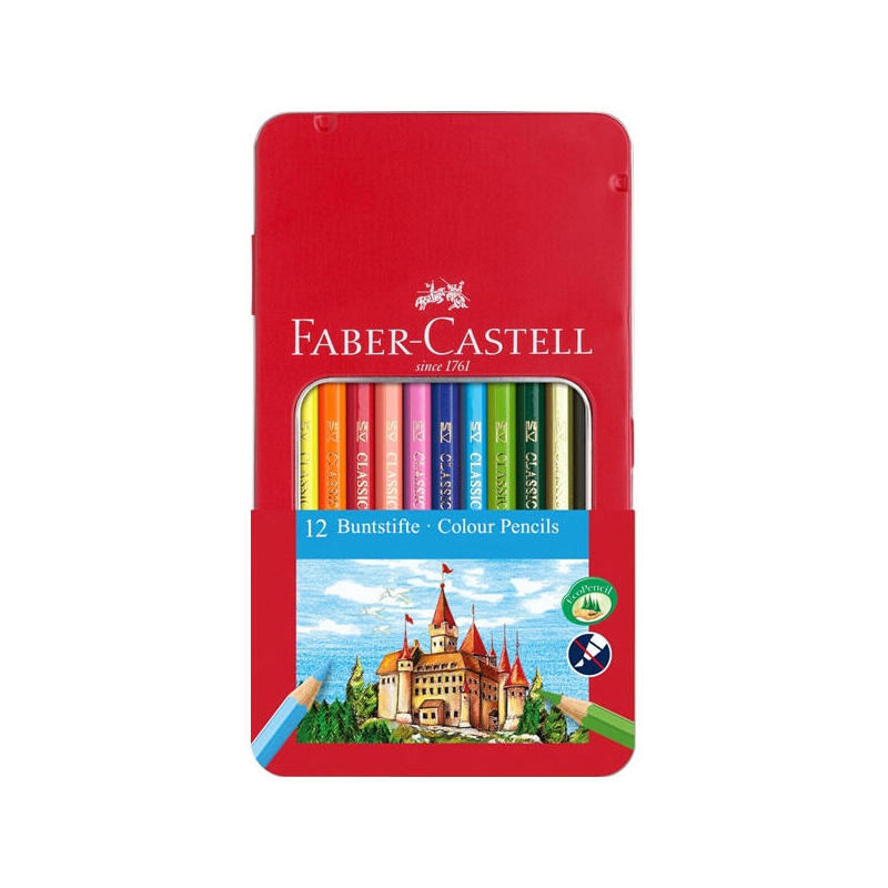 faber-castell-lapices-de-colores-classic-estuche-metalico-de-12-csurtidos