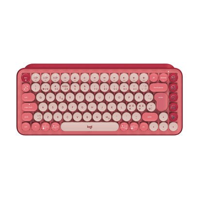 teclado-nordico-logitech-pop-keys-wireless-mechanical-keyboard-with-emoji-keys-rf-wireless-bluetooth-qwerty-borgona-rosa-rosa