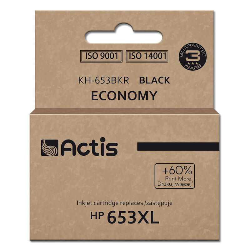 actis-tinta-compatible-hp-653xl-3ym75ae-negro actis-tinta-compatible-hp-653xl-3ym75ae-negro