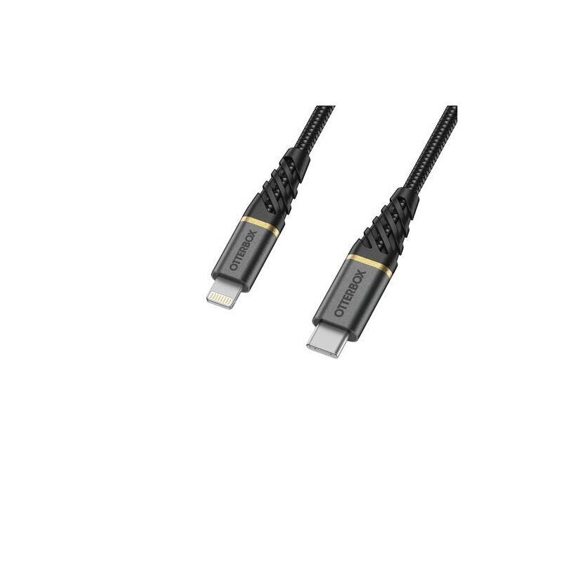 otterbox-premium-cable-usb-c-lightning-1m-usb-pd-black