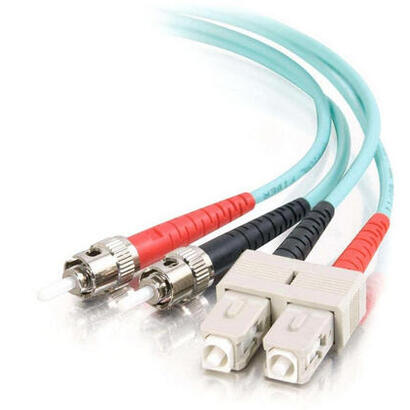 c2g-85527-cable-de-fibra-optica-10-m-ofnr-sc-st-turquesa