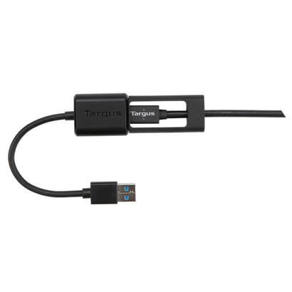 targus-acc110401glx-cable-usb-01-m-usb-a-usb-c-negro
