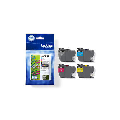 tinta-original-brother-422-xl-multipack-negro-cyan-magenta-amarillo-lc-422vlvaldr