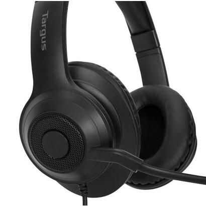 auriculares-stereo-targus-alambrico-negro
