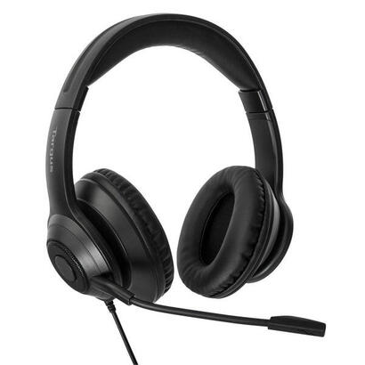 auriculares-stereo-targus-alambrico-negro