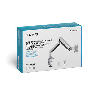 tooq-soporte-de-mesa-con-brazo-articulado-para-monitor-de-13-32-giratorio-e-inclinable-piston-de-gas-peso-max