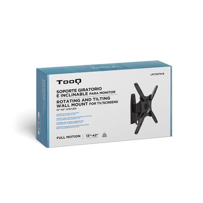 tooq-soporte-giratorio-e-inclinable-para-monitortv-lcd-plasma-de-10-32-negro