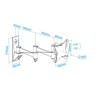 tooq-soporte-de-pared-con-brazo-articulado-para-tv-de-13-27-giratorio-e-inclinable-gestion-de-cables-peso-max