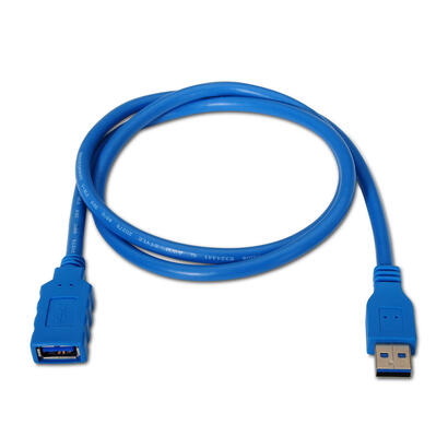 aisens-cable-extension-usb-30-tipo-a-macho-a-a-hembra-1m-azul